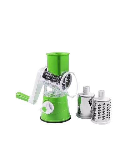 Manual Vegetable Drum Slicer – Multifunctional Round Kitchen Cutter