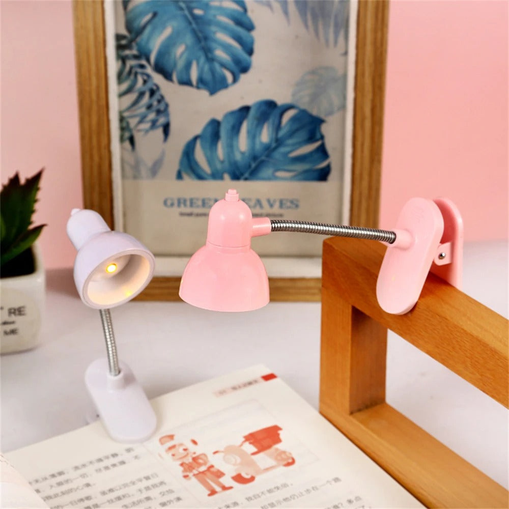 Portable LED Reading Lamp with Clip – Flexible Night Book Light